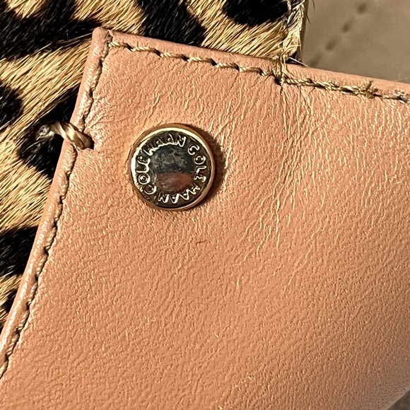 Cole Haan Leather Authentic Fur Leopard Print Mules Flats - Women’s 7.5 - Picture 8 of 10